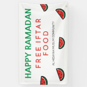 Gratis liefdadigheidsevenement tijdens Iftar Ramad Spandoek (Verticaal)