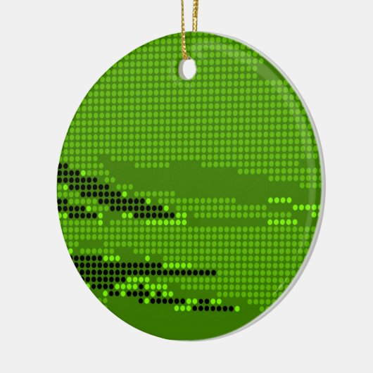 GRATIS LIMOEN BLACK NEON RETRO STIPPEN ART KERAMISCH ORNAMENT (Links)