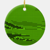 GRATIS LIMOEN BLACK NEON RETRO STIPPEN ART KERAMISCH ORNAMENT (Achterkant)