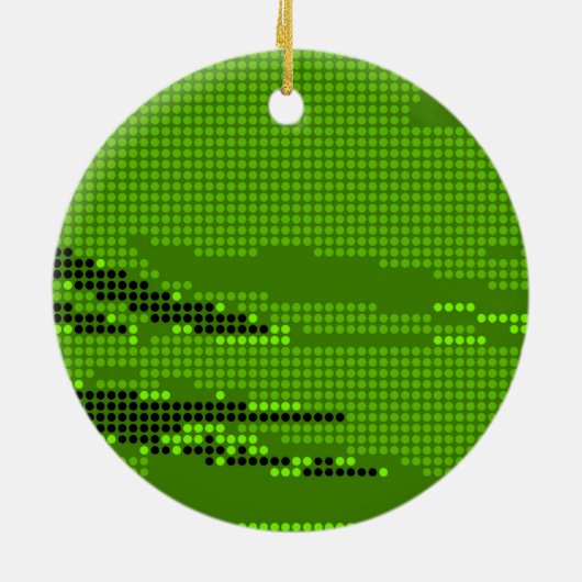 GRATIS LIMOEN BLACK NEON RETRO STIPPEN ART KERAMISCH ORNAMENT (Achterkant)