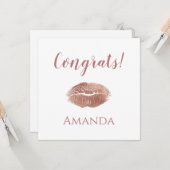 Gratis lippenstickafdruk kaart (Voorkant / Achterkant in situ)