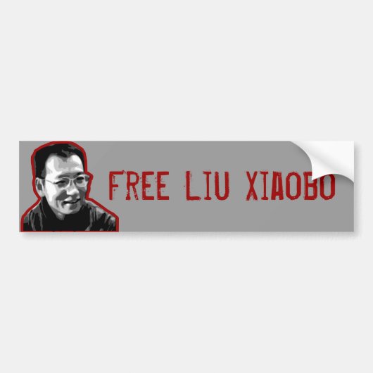 Gratis Liu Xiaobo Bumpersticker (Voorkant)