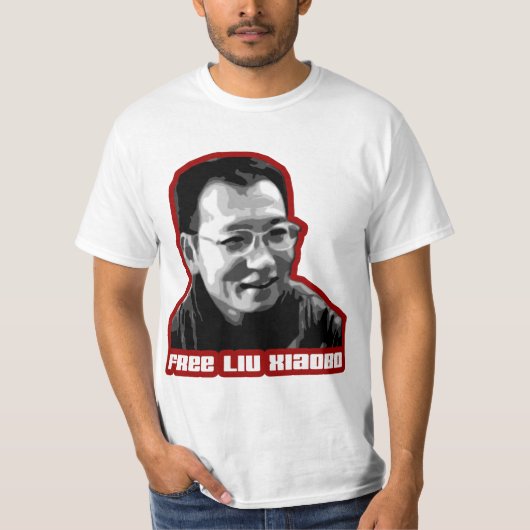 Gratis Liu Xiaobo T-shirt (Voorkant)