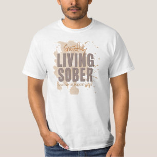 Gratis Living Sober  T-shirt