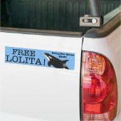 Gratis Lolita. Bumpersticker (Op Truck)