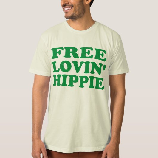 GRATIS LOVIN HIPPIE T-SHIRT (Voorkant)