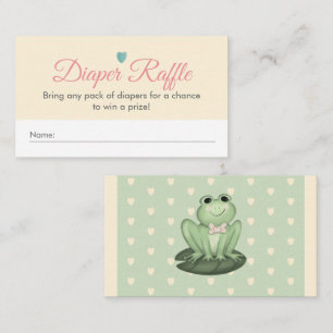 Gratis Luierloterij voor Baby Shower met Fantasiev Informatiekaartje