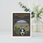 Gratis lunch briefkaart (Staand voorkant)