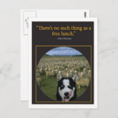 Gratis lunch briefkaart (Voorkant / Achterkant)