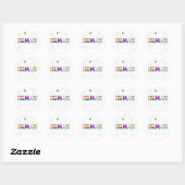 Gratis maand met de LGBT Pride Maand Ronde Sticker (Vel)