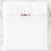Gratis maand met de LGBT Pride Maand Ronde Sticker (Tas)
