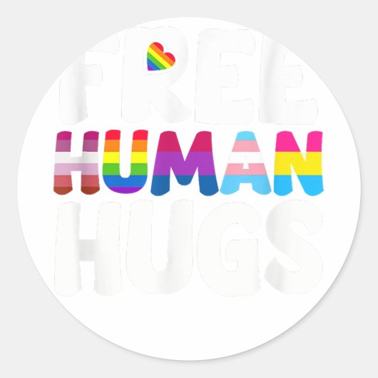 Gratis maand met de LGBT Pride Maand Ronde Sticker (Voorkant)