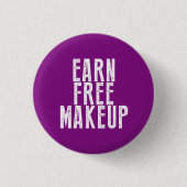 Gratis make-up verdienen - Younique Ronde Button 3,2 Cm (Voorkant)