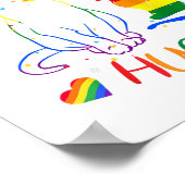 Gratis makreel - LGBT Cat Gay Pride Rainbow Poster (Hoek)