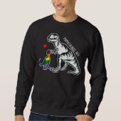Gratis mam Hugs LGBT mam Saurus Rex Shirt, Proud M Trui (Voorkant)