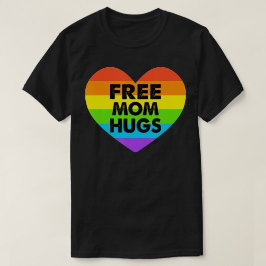 Gratis mam Hugs LGBT T-shirt (Design voorkant)