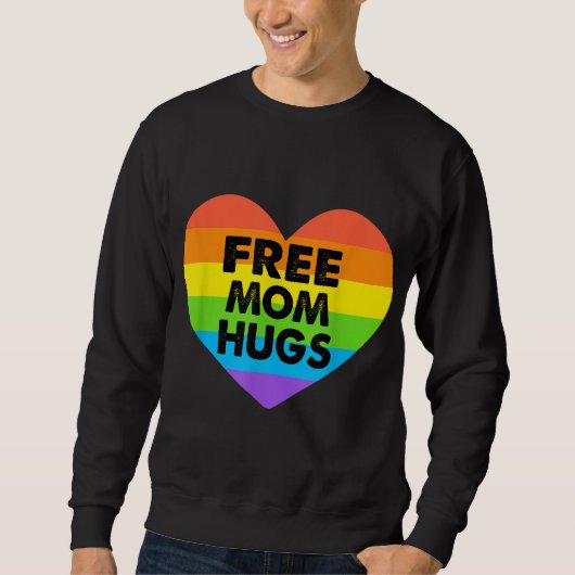 Gratis mam Hugs LGBT Trui (Voorkant)