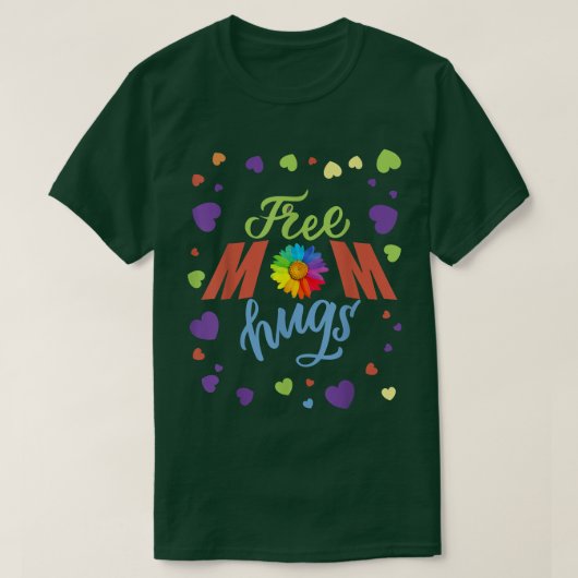 Gratis mam Hugs Pride Shirt Heart LGBT Pride Month (Design voorkant)