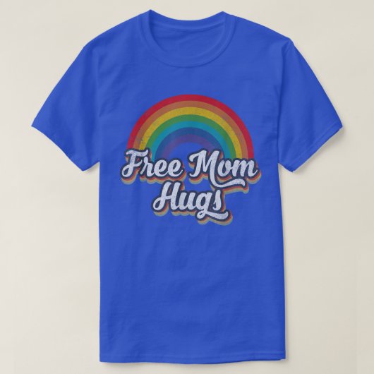 Gratis mam Hugs Pride Shirt Rainbow Gay LGBT (Design voorkant)