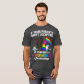Gratis mam Hugs Proud Mama Beer LGBT Gay Pride T-shirt (Voorkant volledig)