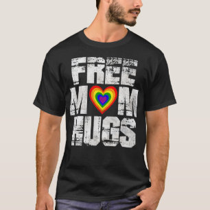 Gratis mam-hugs T-Shirt voor vrouwen LGBTQ Gay Pri