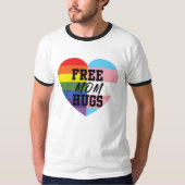 Gratis mam Hugs Two-Tone T-shirt (Voorkant)