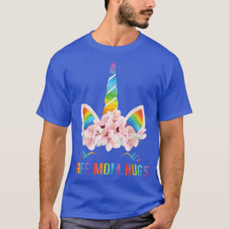 Gratis mam, LGBT Pride, LGBT Unicorn, moeder T-shirt