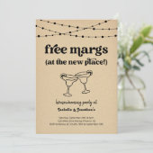 Gratis Margs Grappige Housewarming Party Uitnodigi Kaart (Staand voorkant)