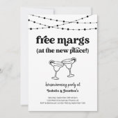 Gratis Margs Grappige Housewarming Party Uitnodigi Kaart (Voorkant)