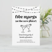 Gratis Margs Grappige Housewarming Party Uitnodigi Kaart (Staand voorkant)