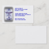 GRATIS MASON-VISITEKAARTJES ~ INFO-WISSELKOERSKAAR VISITEKAARTJE (Voorkant / Achterkant)