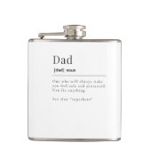 Gratis minimalistische definitie van woordenboek F Heupfles (Voorkant)