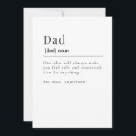 Gratis Minimalistische Woordenboek Definitie Grapp Feestdagenkaart<br><div class="desc">Gratis Minimalistische Woordenboek Definitie Grappige Citaat Vaderdag,  Verjaardag van vader</div>