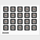 Gratis Moeder Knuffel Transgender Lesbienne Homo L Vierkante Sticker (Vel)