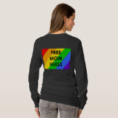 Gratis Moeder Knuffels Lange Mouwen T-shirt (Achterkant volledig)