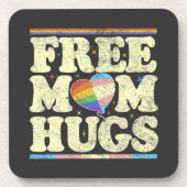 Gratis Moeder Knuffels Lgbt Pride Bier Onderzetter (Voorkant)