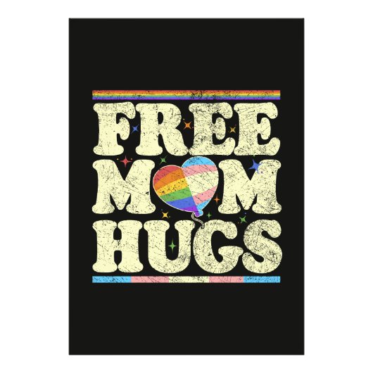 Gratis Moeder Knuffels Lgbt Pride Foto Afdruk (Voorkant)