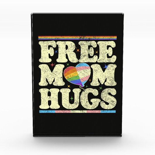 Gratis Moeder Knuffels Lgbt Pride Fotoblokken (Voorkant)