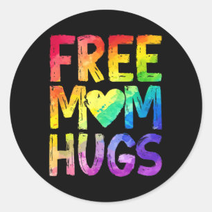 Gratis Moeder Knuffels Lgbt Pride Lgbtq Lesbienne Ronde Sticker