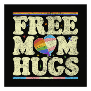 Gratis Moeder Knuffels Lgbt Pride Perfect Poster