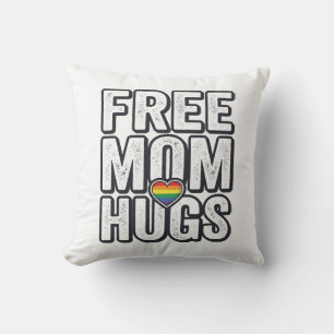 Gratis Moeder Knuffels Pride Hart Vintage T-Shirt  Kussen