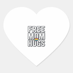 Gratis Moeder Knuffels Pride Hart Vintage T-Shirt  Sticker