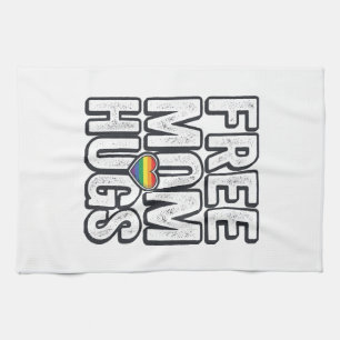 Gratis Moeder Knuffels Pride Hart Vintage T-Shirt Theedoek