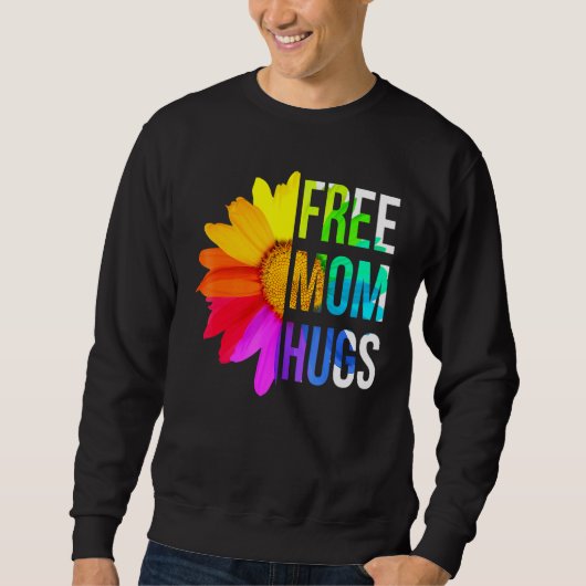 Gratis Moeder Knuffels Pride Rainbow LGBT 2 Trui (Voorkant)