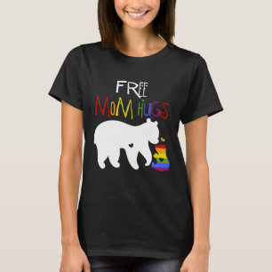 Gratis Moeder Knuffels Shirt, LGBT Pride, Mama Bee T-shirt