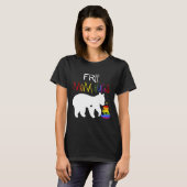 Gratis Moeder Knuffels Shirt, LGBT Pride, Mama Bee T-shirt (Voorkant volledig)