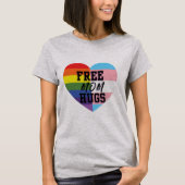 Gratis moederhugs LGBTQ T-shirt (Voorkant)