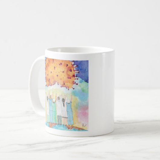 Gratis Mok voor eerste regels (Voorkant links)