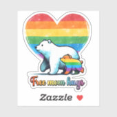 Gratis Mom Hugs Sticker (Vel)