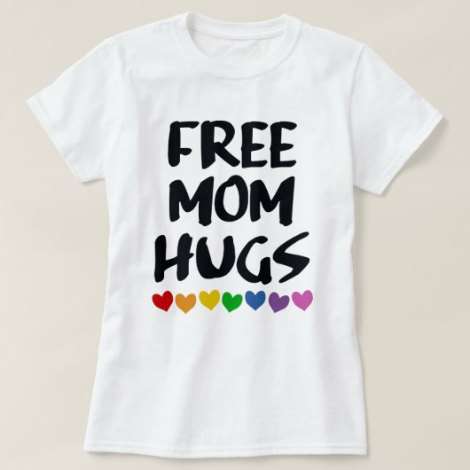 GRATIS MOM HUGS T-SHIRT (Design voorkant)